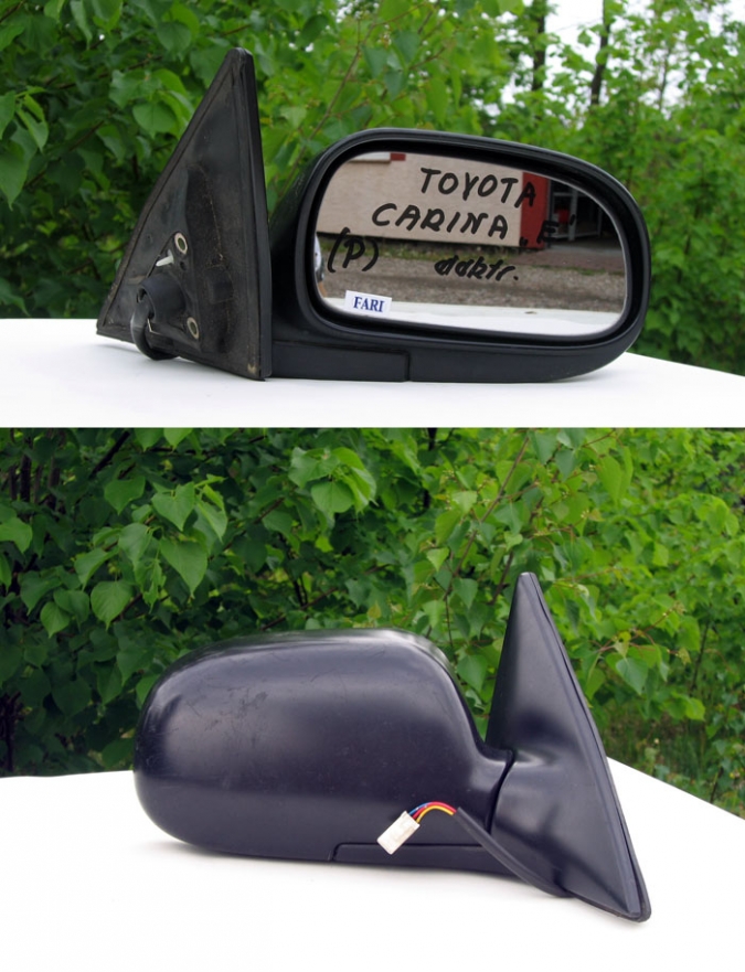 Toyota - Carina E - 4 drzwi - (1992 - 1996) - Lusterka /  Prawe elektryczne