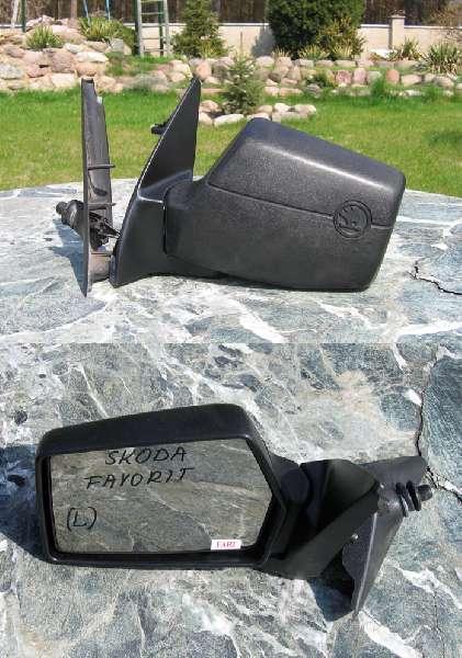 Skoda - Favorit - Pick up - (1992 - 1997) - Lusterka / Lewe ręczne wewnętrznie regulowane