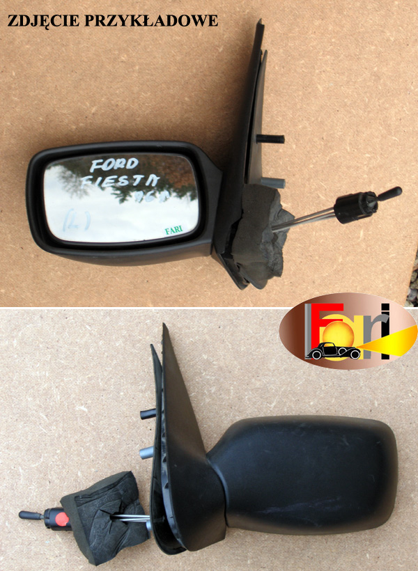 Ford - Fiesta - 5 drzwi - (1999 - 2001) - Lusterka / Lewe ręczne wewnętrznie regulowane