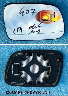 Peugeot - 407 - Kombi - (2004 - 2008) - Lusterka / Wkład prawego elektrycznego