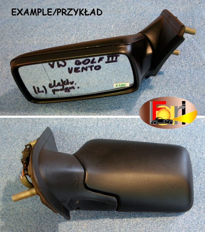 Volkswagen - Golf III - 5 drzwi - (1991 -1995) - Lusterka /  Lewe elektryczne
