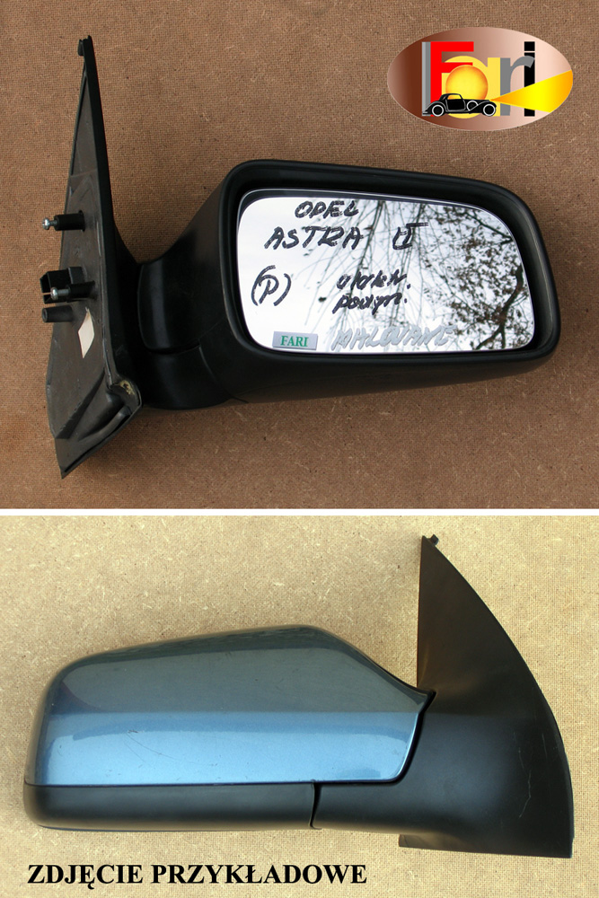 Opel - Astra - G - 3 drzwi - (1998 - 2009) - Lusterka /  Prawe elektryczne