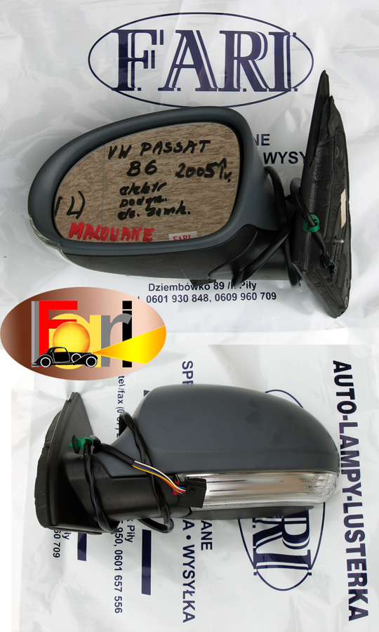 Volkswagen - Passat - Kombi - (2005 - 2010) - Lusterka /  Lewe elektryczne