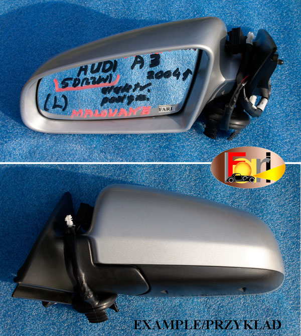 Audi - A3 - 5 drzwi - (2004 - 2008) - Lusterka /  Lewe elektryczne