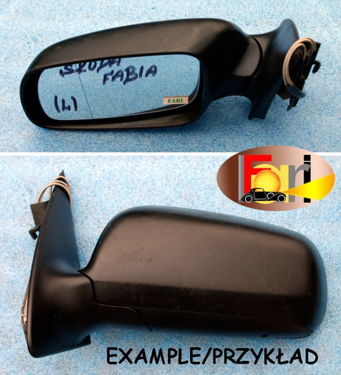 Skoda - Fabia - 5 drzwi - (2004 - 2007) - Lusterka / Lewe ręczne wewnętrznie regulowane