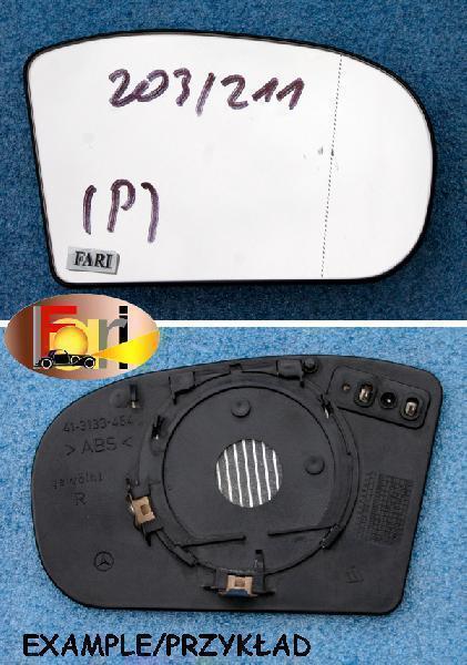 Mercedes-Benz - E-Klasa - S211 - Kombi - (2003 - 2006) - Lusterka / Wkład prawego elektrycznego