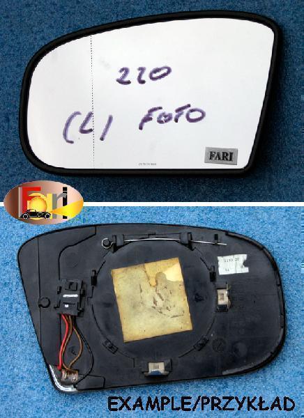 Mercedes-Benz - S-Klasa - W220 - (2002 - 2005) - Lusterka / Wkład lewego elektrycznego