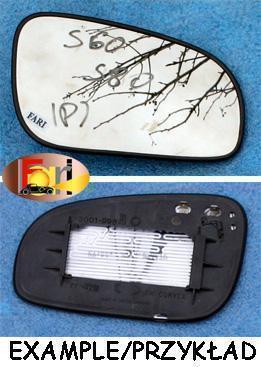 Volvo - S 60 - (2000 - 2005) - Lusterka / Wkład prawego elektrycznego