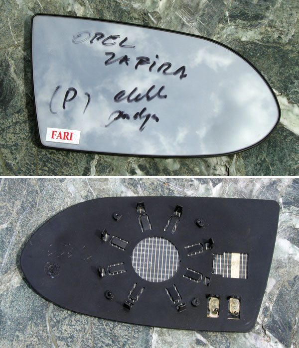 Opel - Zafira A - (1998 -2003) - Lusterka / Wkład prawego elektrycznego