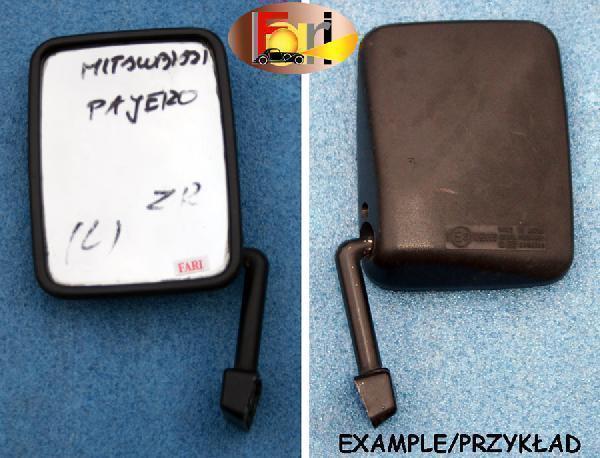 Mitsubishi - Pajero - 3 drzwi - (1982 - 1991) - Lusterka / Lewe ręczne zewnętrznie regulowane