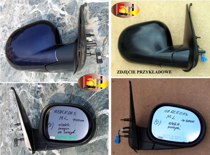 Mercedes-Benz - ML - Klasa - W163 - (1997 - 2001) - Lusterka /  Prawe elektryczne