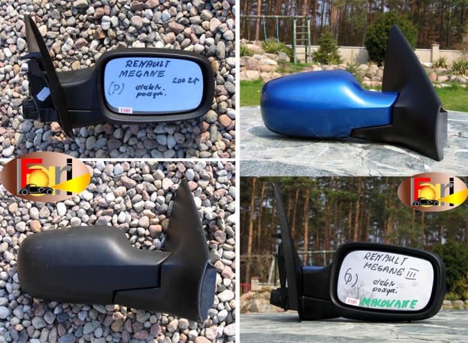 Renault - Megane - Kombi - (2003 - 2006) - Lusterka /  Prawe elektryczne