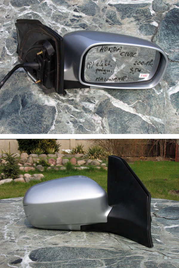 Honda - Civic - 3 drzwi - (2001 - 2003) - Lusterka /  Prawe elektryczne