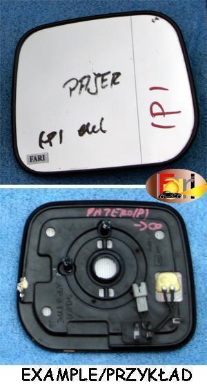 Mitsubishi - Pajero - 3 drzwi - (1991 - 1997) - Lusterka / Wkład prawego elektrycznego