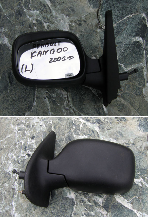 Renault - Kangoo - (2005 - 2008) - Lusterka / Lewe ręczne zewnętrznie regulowane