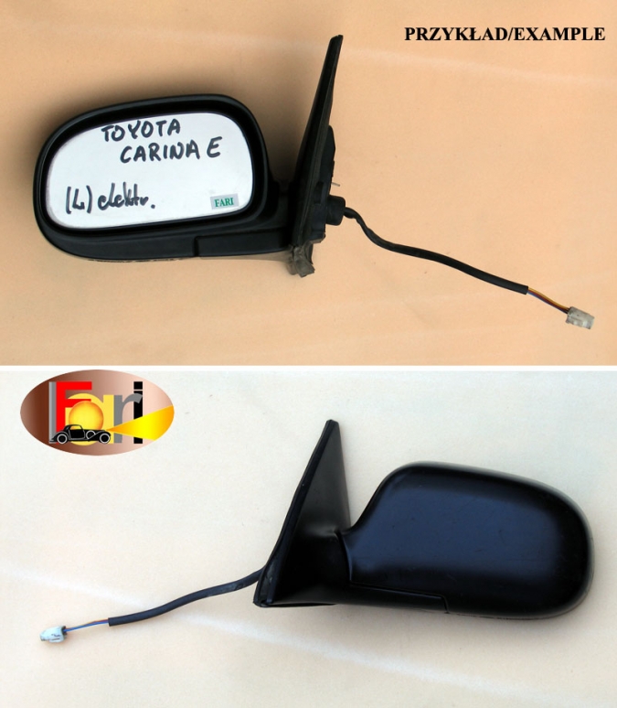 Toyota - Carina E - 5 drzwi - (1992 - 1996) - Lusterka /  Lewe elektryczne