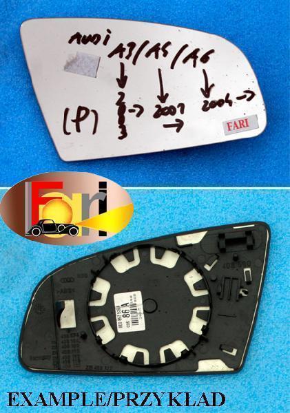 Audi - A6 - Kombi - (2005 - 2008) - Lusterka / Wkład prawego elektrycznego