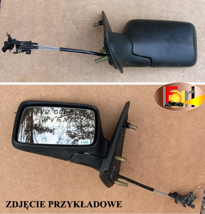 Volkswagen - Golf III - 5 drzwi - (1995 - 1997) - Lusterka / Lewe ręczne wewnętrznie regulowane