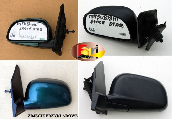 Mitsubishi - Space Star - (1998 - 2002) - Lusterka / Lewe ręczne wewnętrznie regulowane
