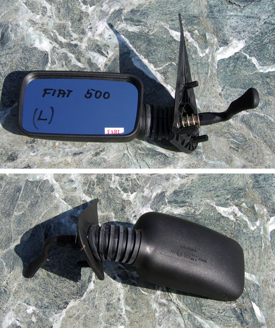 Fiat - Cinquecento - Sporting - (1995-) - Lusterka / Lewe ręczne wewnętrznie regulowane