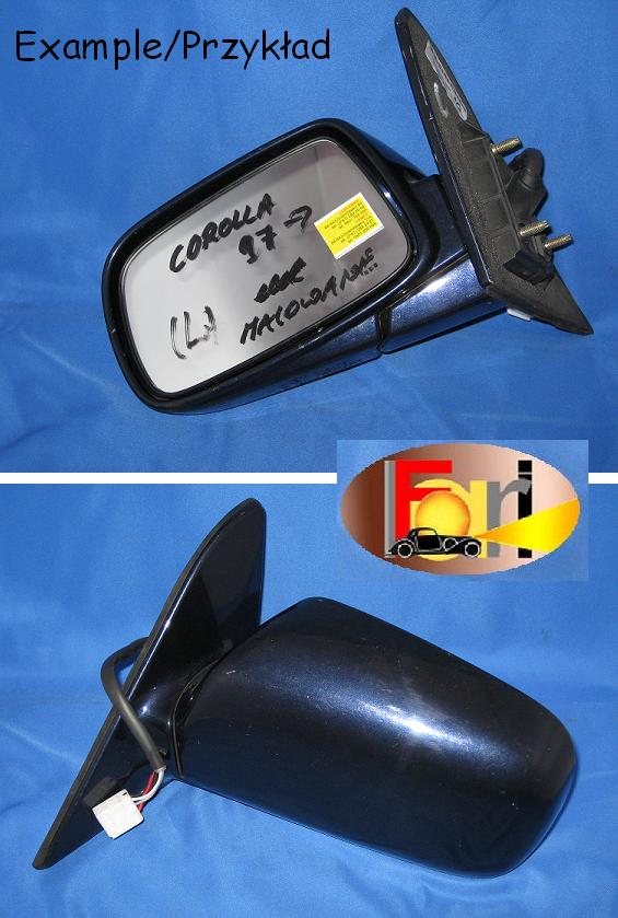 Toyota - Corolla - 4 drzwi - (1997 - 2002) - Lusterka /  Lewe elektryczne