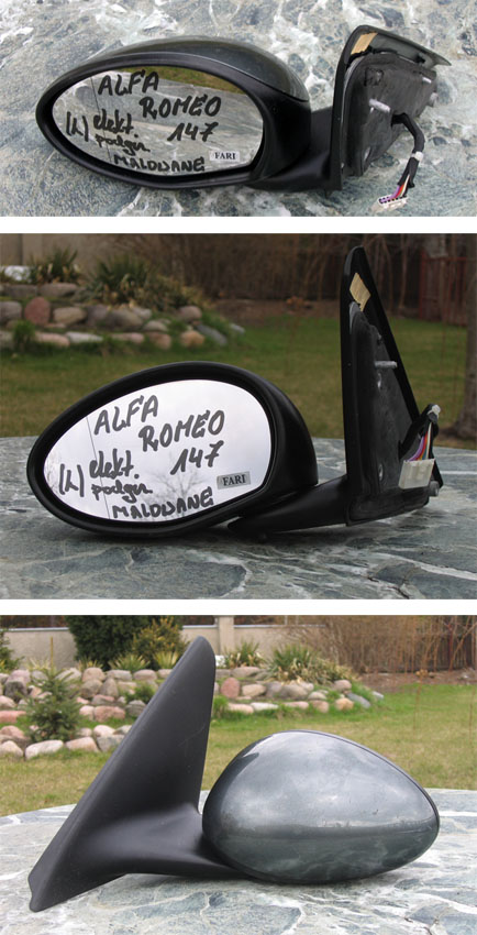 Alfa Romeo - 147 - 5 drzwi - (2006 - 2010) - Lusterka /  Lewe elektryczne