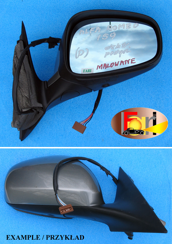 Alfa Romeo - 159 - (2008 - 2011) - Lusterka /  Prawe elektryczne