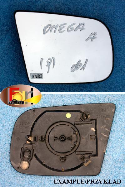 Opel - Omega - A - Kombi - (1986 - 1994) - Lusterka / Wkład prawego elektrycznego