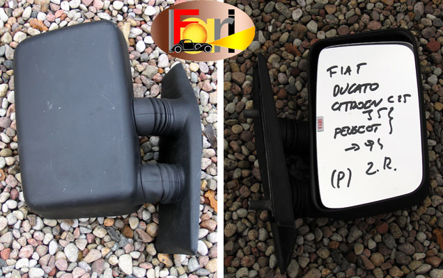 Fiat - Ducato - Osob./Tow.- (1989 - 1994) - Lusterka / Prawe ręczne zewnętrznie regulowane
