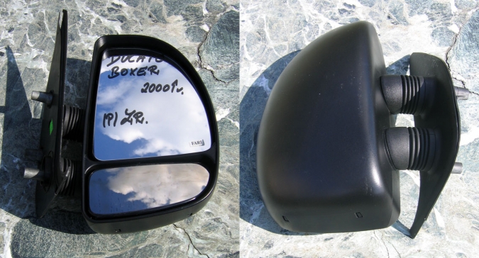 Fiat - Ducato - Osob./Tow.- (2002 - 2006) - Lusterka / Prawe ręczne zewnętrznie regulowane