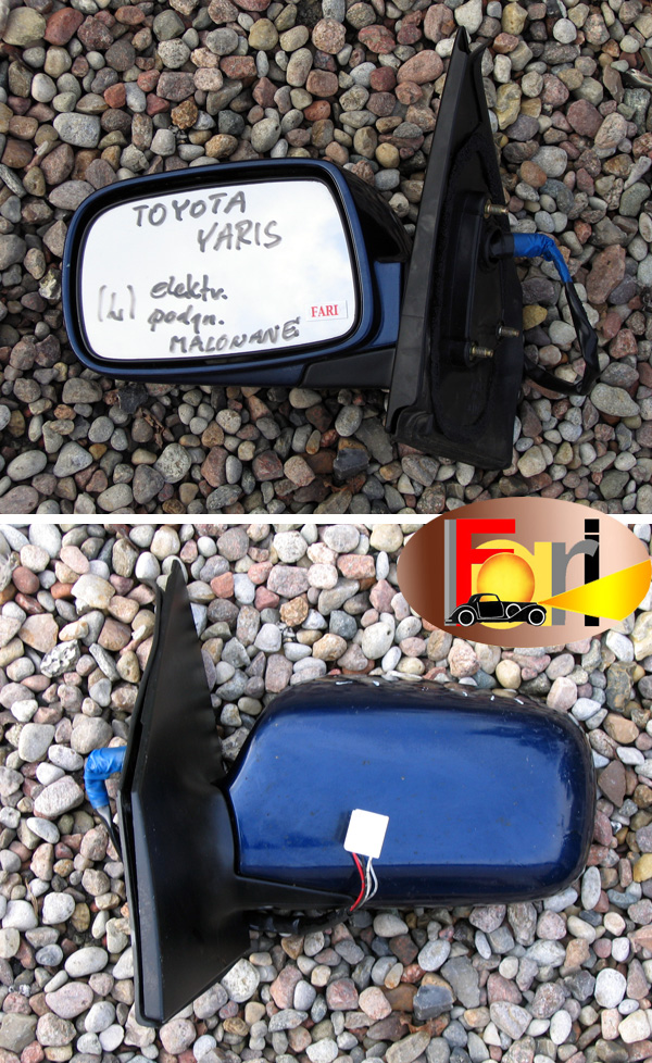 Toyota - Yaris - 5 drzwi - (1998 - 2003) - Lusterka /  Lewe elektryczne