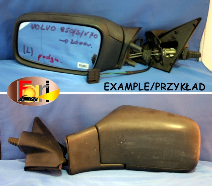 Volvo - 850 - Kombi - (1992 - 1994) - Lusterka / Lewe ręczne wewnętrznie regulowane