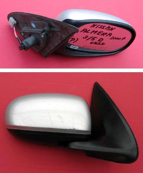 Nissan - Almera - 5 drzwi - (2002 - 2006) - Lusterka /  Prawe elektryczne