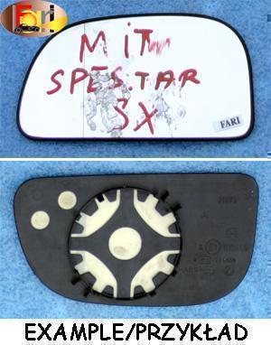 Mitsubishi - Space Star - (2002 - 2006) - Lusterka / Wkład lewego ręcznego