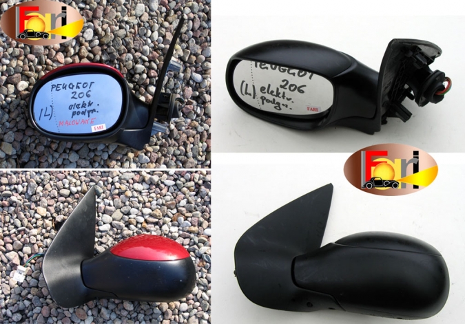 Peugeot - 206 - 3 drzwi - (2003 - 2009) - Lusterka /  Lewe elektryczne