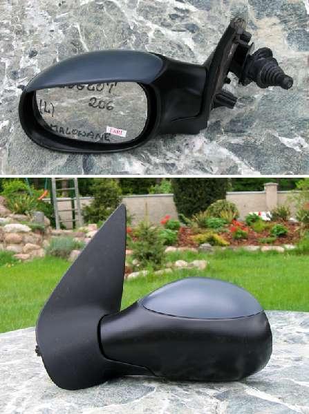 Peugeot - 206 - 5 drzwi - (1998 - 2003) - Lusterka / Lewe ręczne wewnętrznie regulowane
