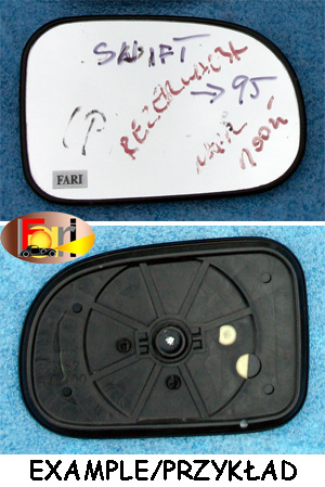 Suzuki - Swift - 4 drzwi - (1991 - 1995) - Lusterka / Wkład prawego ręcznego