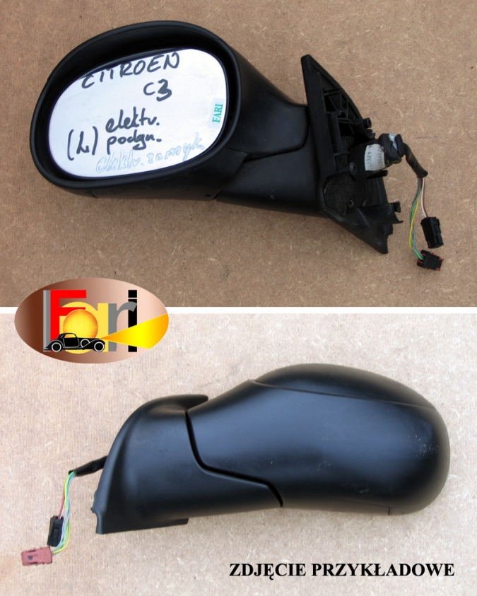 Citroen  - C 3 - (2005 - 2009) - Lusterka /  Lewe elektryczne