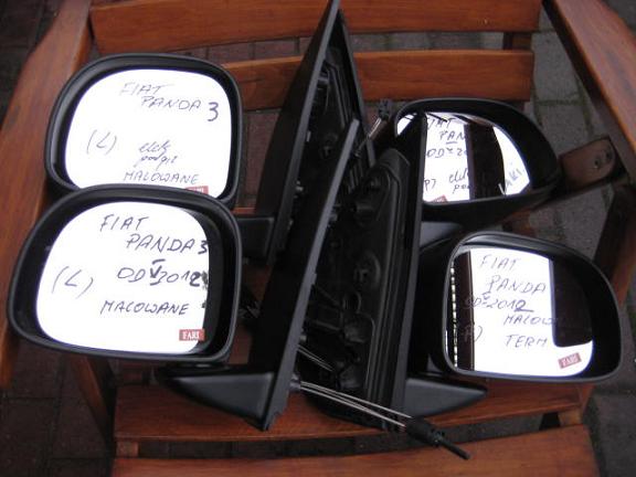Fiat - Panda - 5 drzwi - (2012-) - Lusterka / Prawe ręczne wewnętrznie regulowane